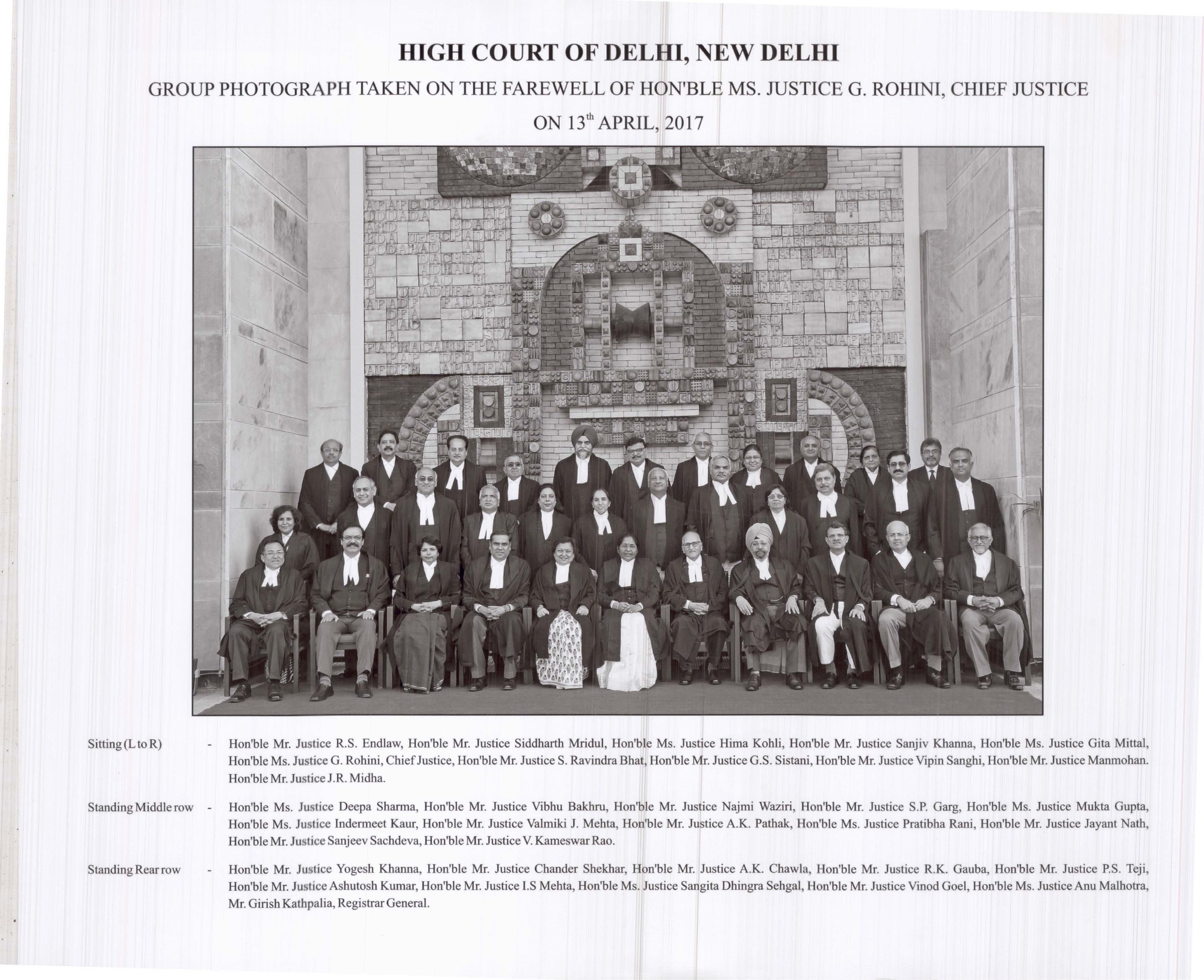 Group Photographs of Farewell functions.